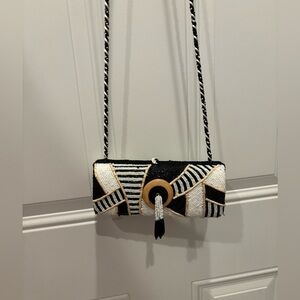 Mary Frances Beaded crossbody bag